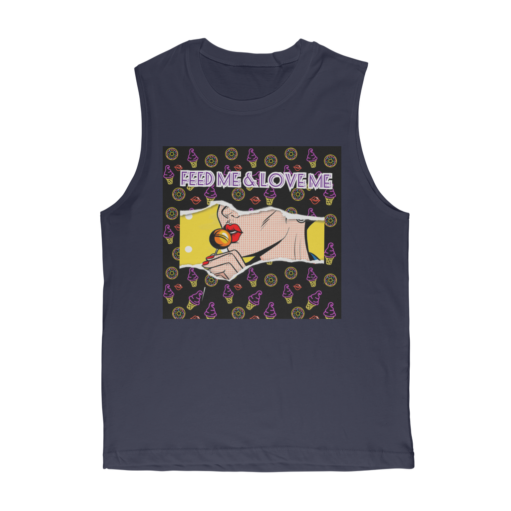 Feed Me Love Me Classic Adult Muscle Top - IAKAM