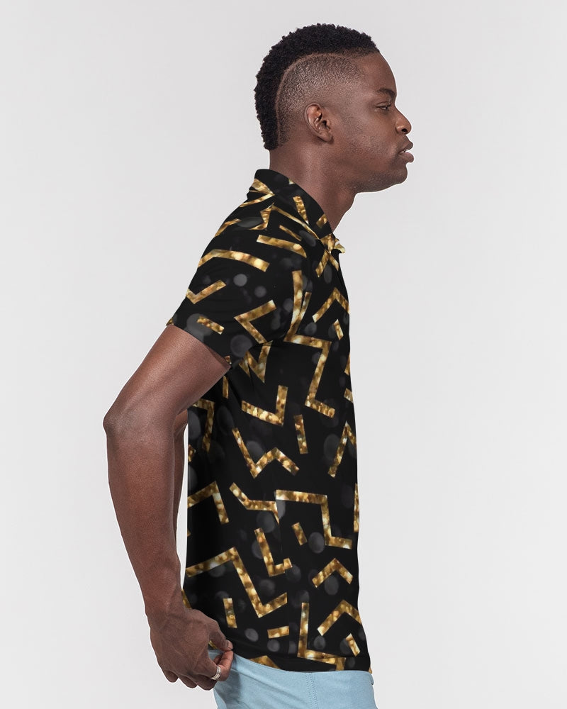 Pixie Night Men's Slim Fit Short Sleeve Polo - IAKAM
