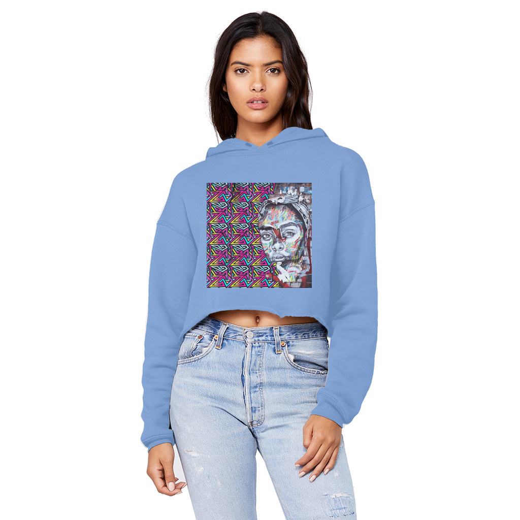 Beauty Unisex Cropped Raw Edge Boyfriend Hoodie - IAKAM