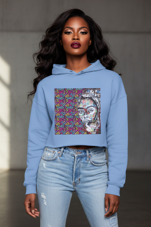 Beauty Unisex Cropped Raw Edge Boyfriend Hoodie - IAKAM