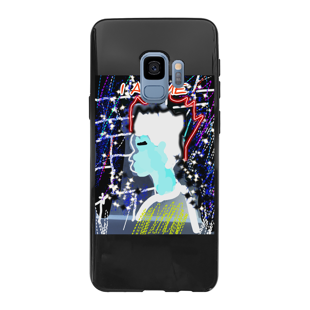 IME Back Printed Black Soft Phone Case - IAKAM