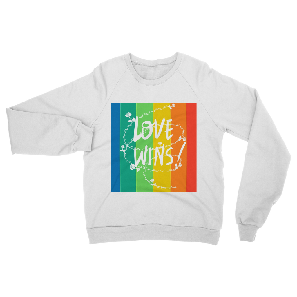 Love Wins Classic Adult Sweatshirt - IAKAM
