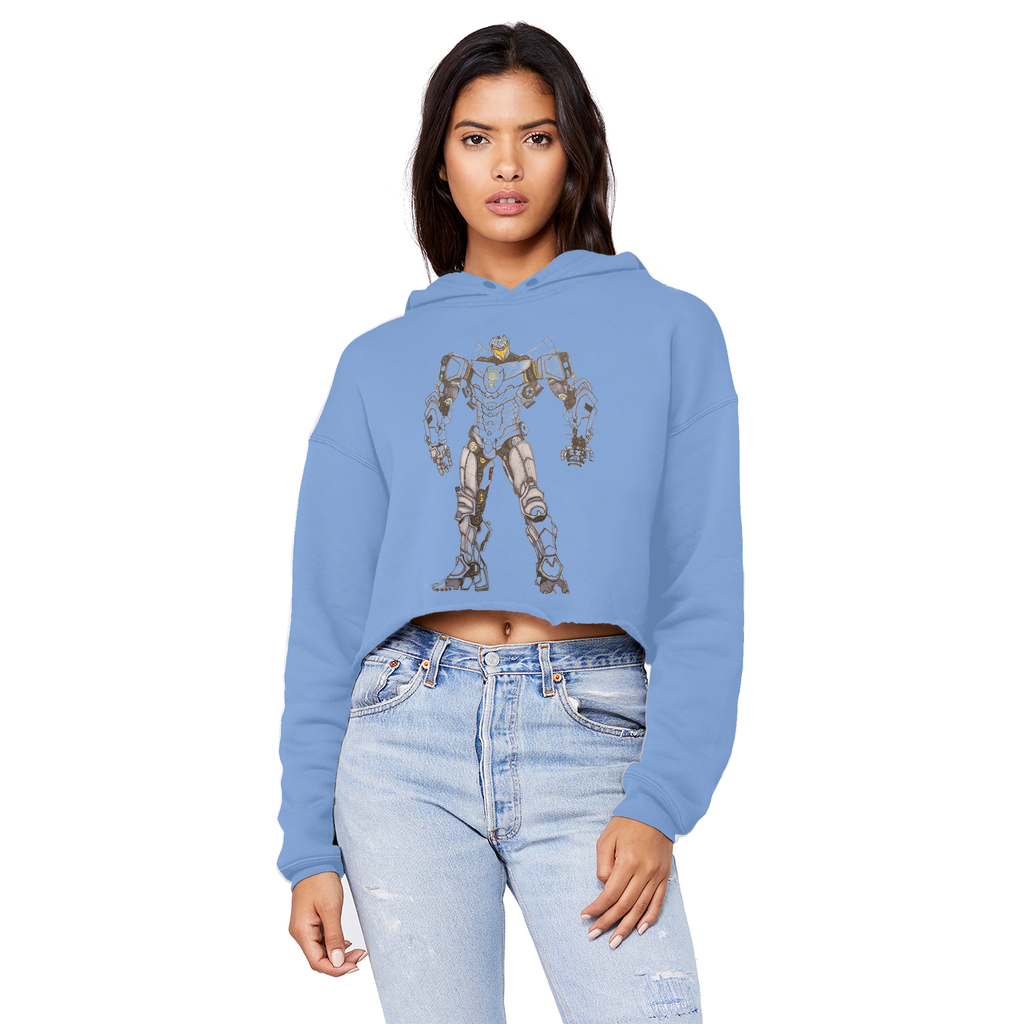 Rimitron Unisex Cropped Raw Edge Boyfriend Hoodie - IAKAM