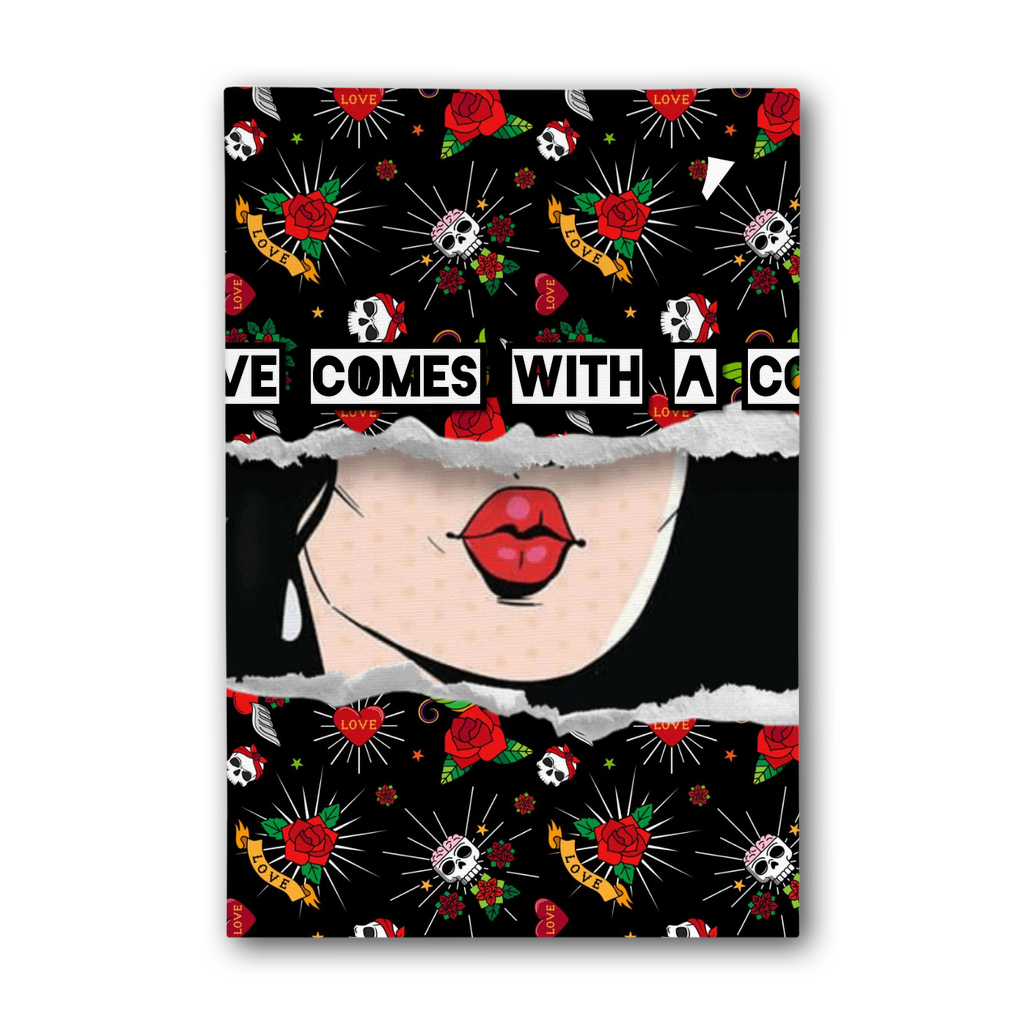 Love Cost Premium Stretched Canvas - IAKAM