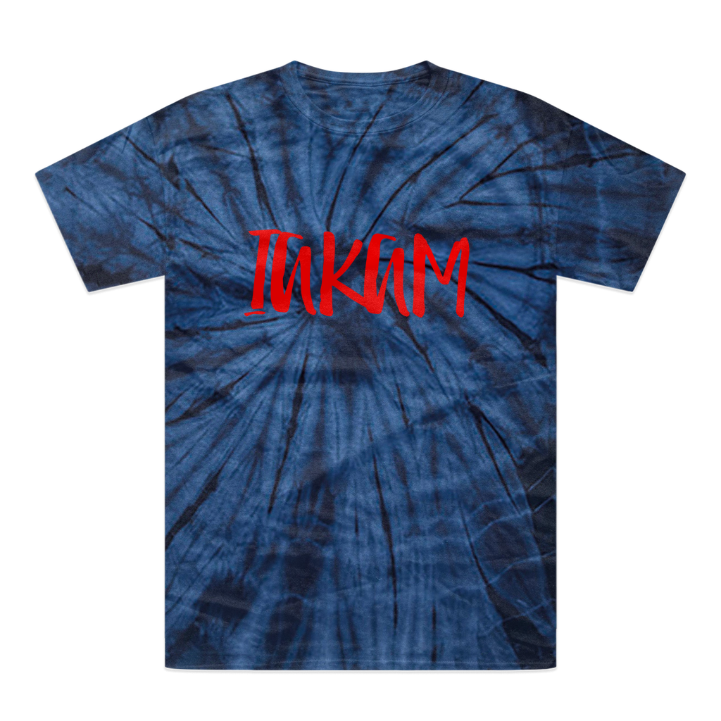 IAKAM Red Tonal Spider Tie-Dye T-Shirt - IAKAM