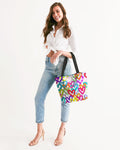 Heartful Canvas Zip Tote - IAKAM