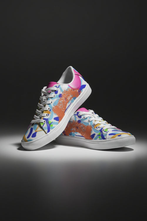 Automation Women's Faux-Leather Sneaker - IAKAM