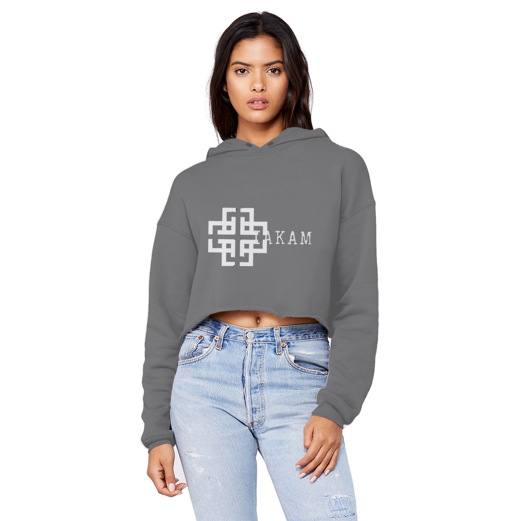 KAM S9 Hoodie Unisex Cropped Raw Edge Boyfriend Hoodie - IAKAM