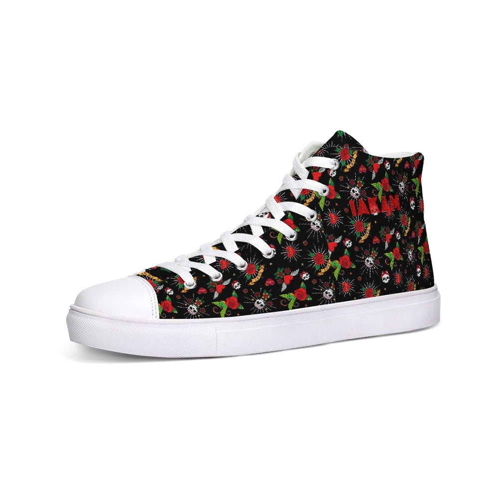 Love Cost  Sneakers Hightop Canvas Shoe - IAKAM