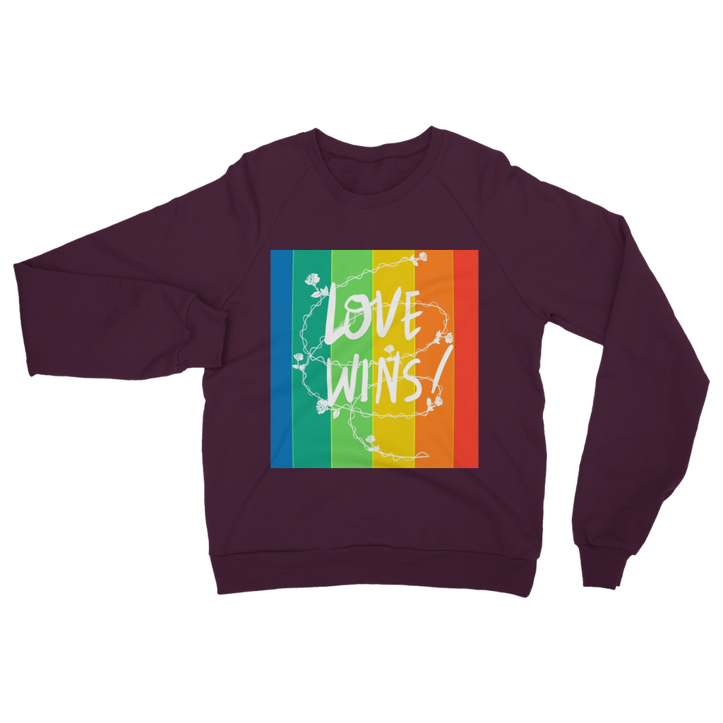 Love Wins Classic Adult Sweatshirt - IAKAM