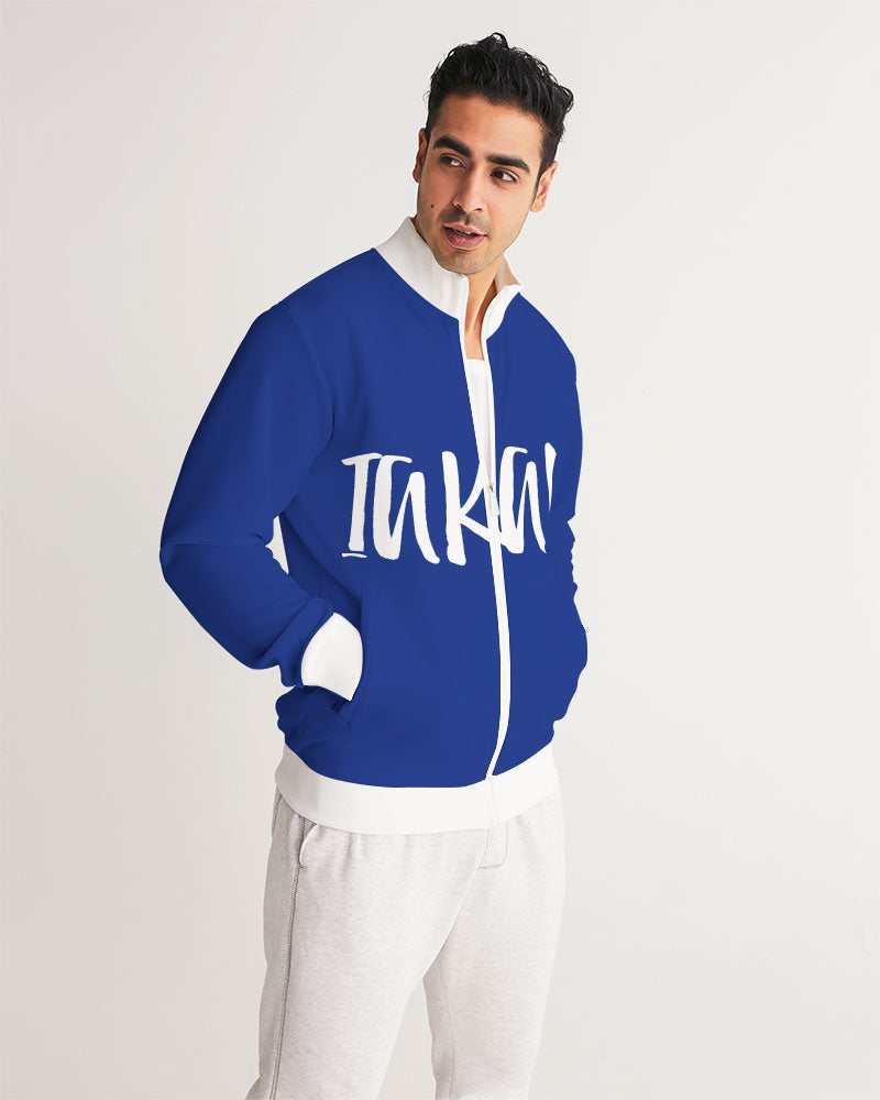 Blue Men's Track Jacket - IAKAM