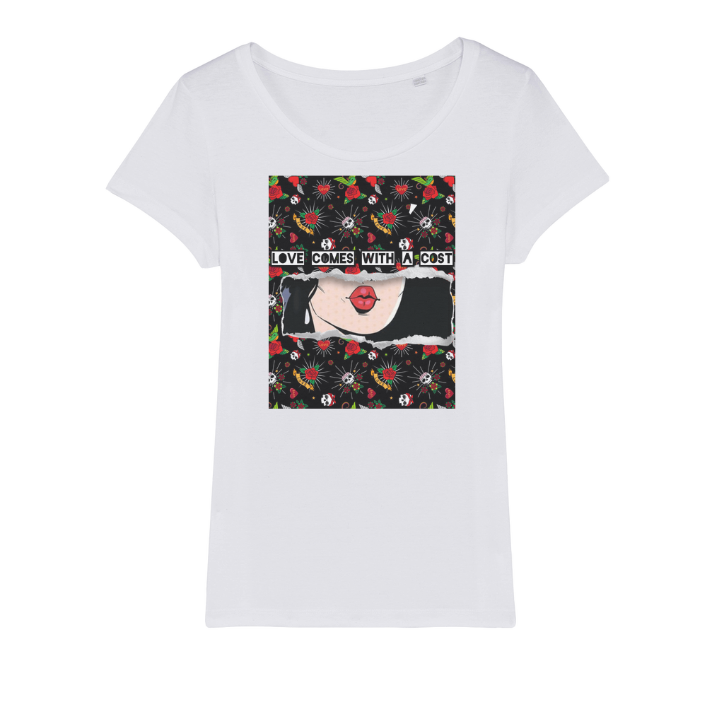 Love Cost Organic Jersey Womens T-Shirt - IAKAM