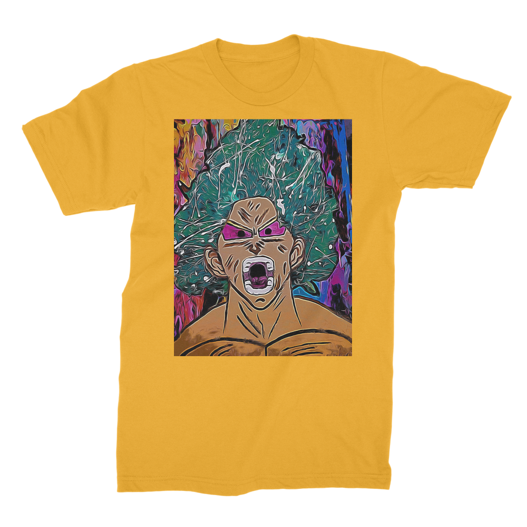Green Saiyan Premium Jersey Men's T-Shirt - IAKAM