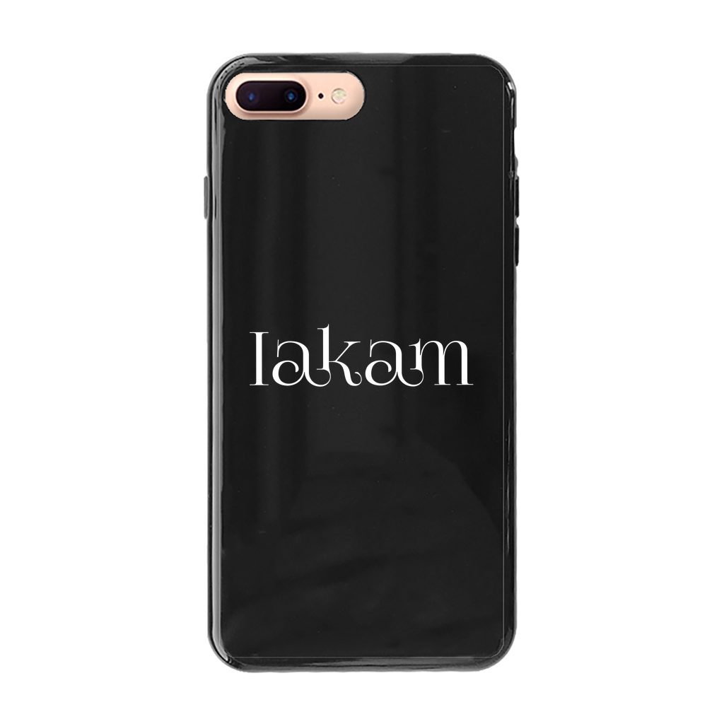 Iakam collec Back Printed Black Soft Phone Case - IAKAM
