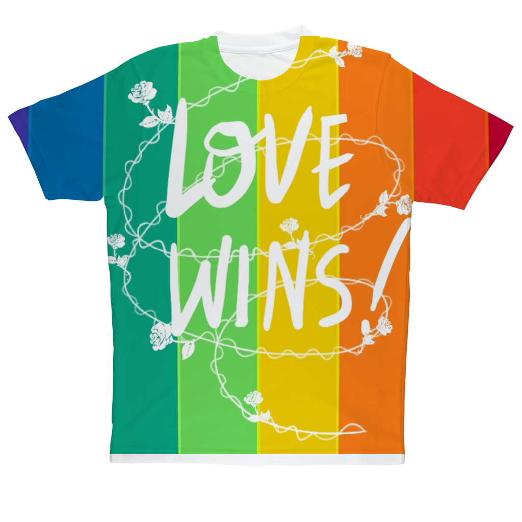 Love Wins Sublimation Performance Adult T-Shirt - IAKAM