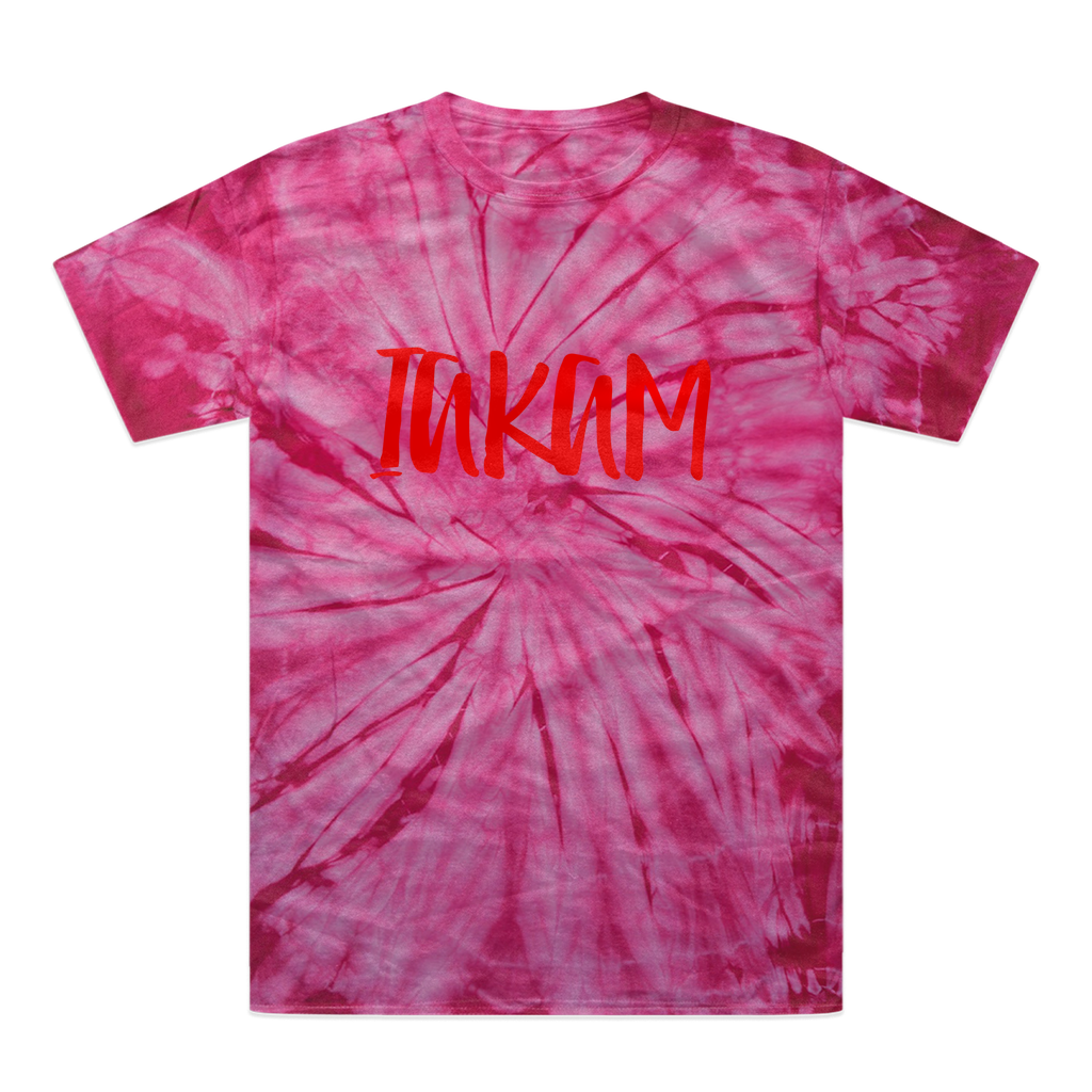 IAKAM Red Tonal Spider Tie-Dye T-Shirt - IAKAM