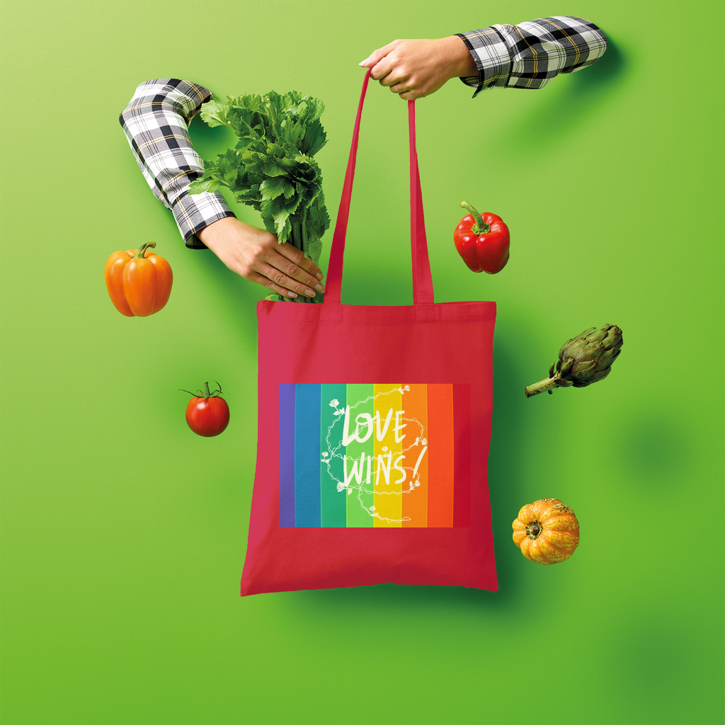 Love Wins Shopper Tote Bag - IAKAM
