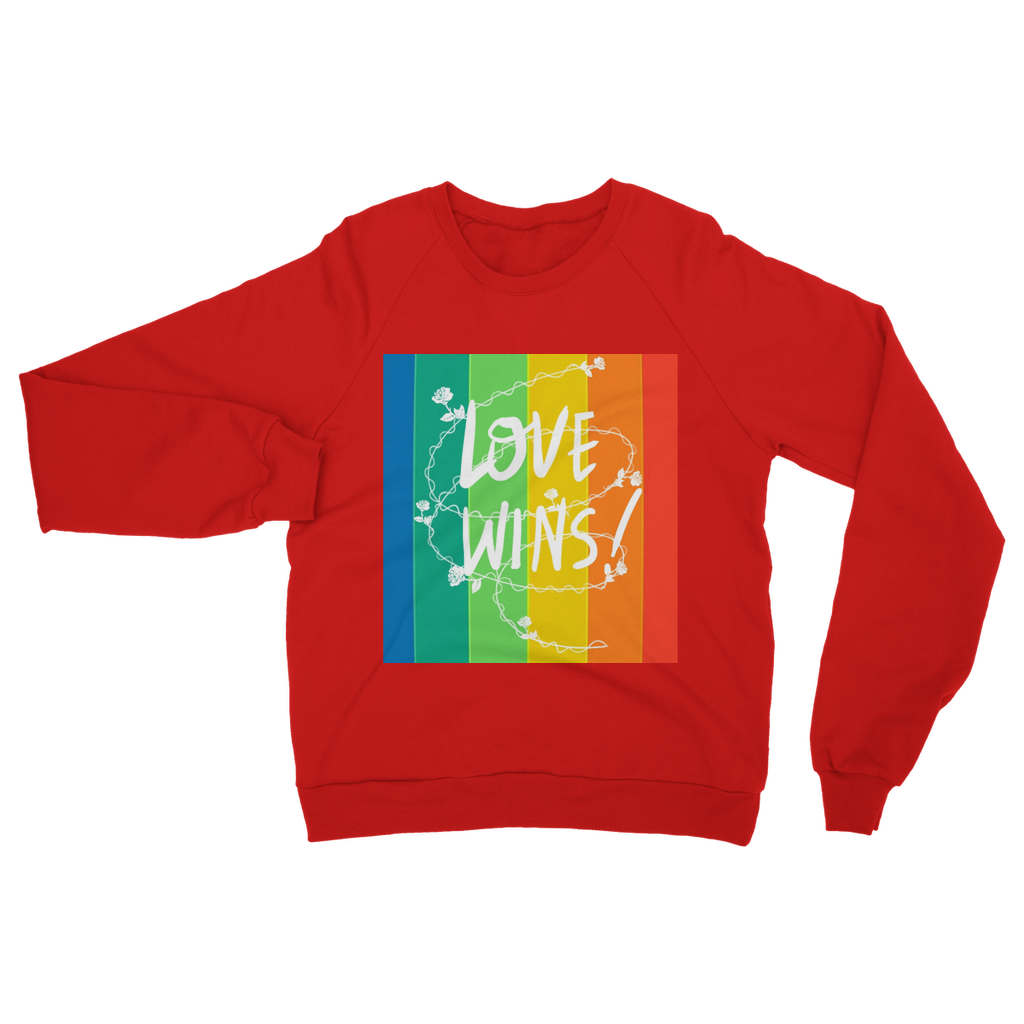 Love Wins Classic Adult Sweatshirt - IAKAM