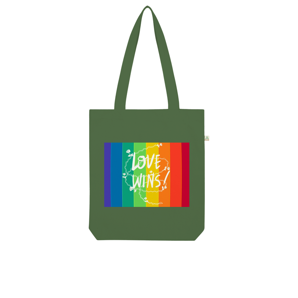 Love Wins Organic Tote Bag - IAKAM