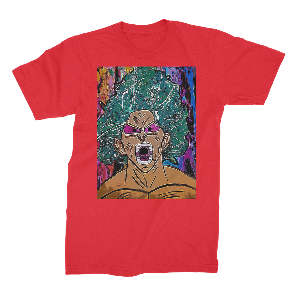 Green Saiyan Premium Jersey Men's T-Shirt - IAKAM