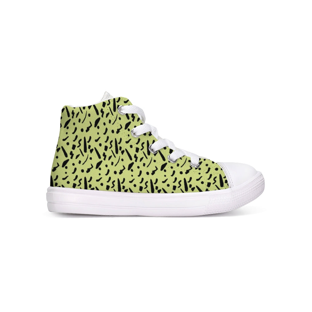 IAKAM Frog Kids Hightop Canvas Shoe - IAKAM