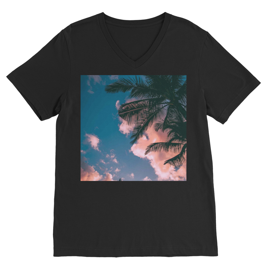 Tropical Premium V-Neck T-Shirt - IAKAM