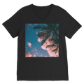 Tropical Premium V-Neck T-Shirt - IAKAM