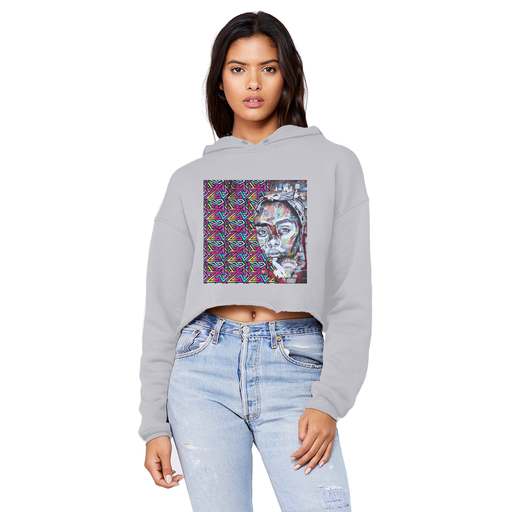 Beauty Unisex Cropped Raw Edge Boyfriend Hoodie - IAKAM