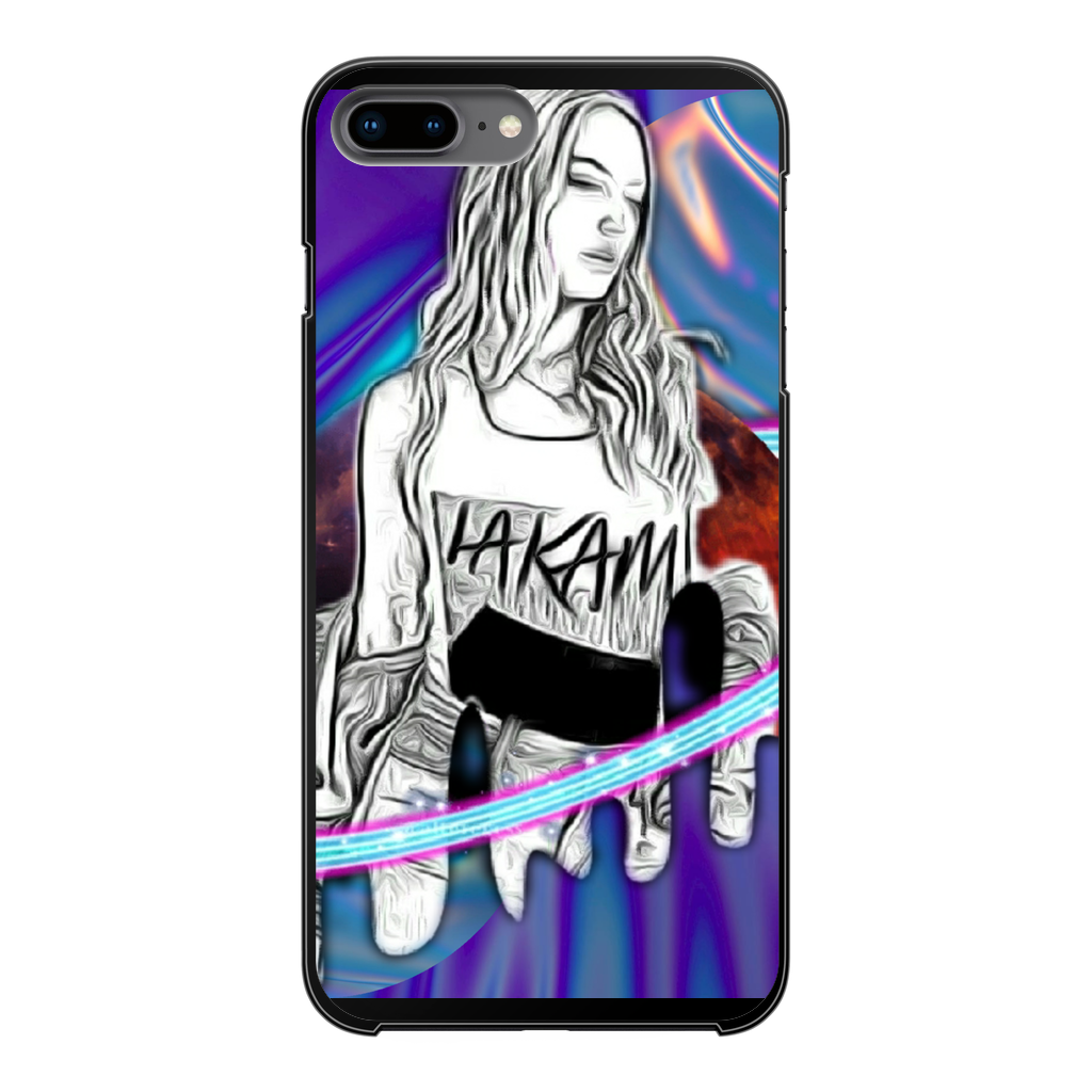 Outerspace3 Back Printed Black Hard Phone Case - IAKAM