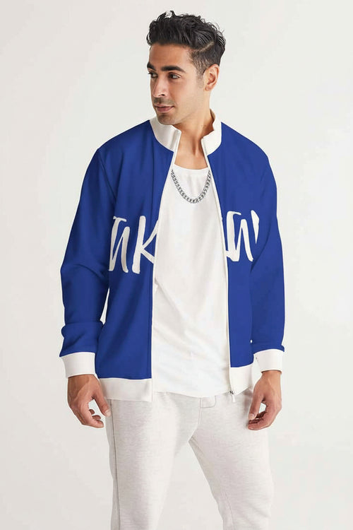 Blue Men's Track Jacket