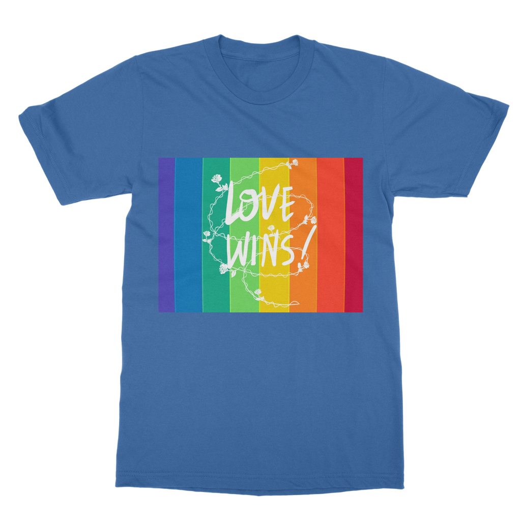 Love Wins Classic Adult T-Shirt - IAKAM