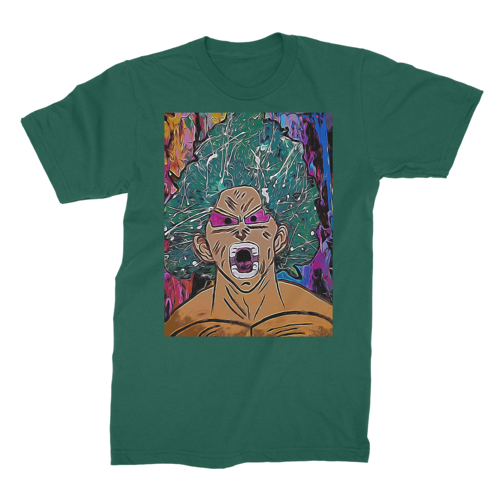 Green Saiyan Premium Jersey Men's T-Shirt - IAKAM