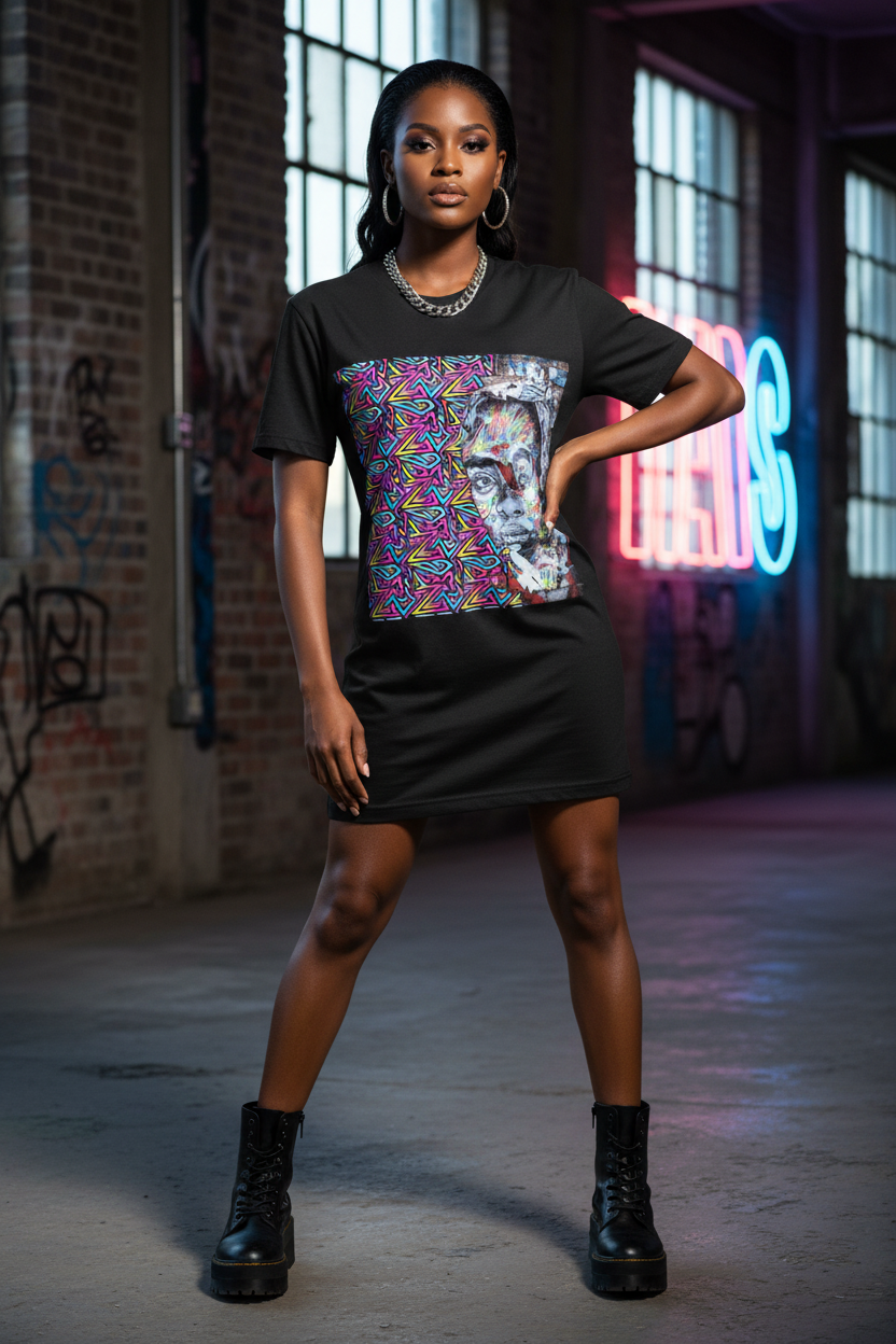Beauty T-Shirt Dress - Effortless Fashion for Every Occasion