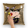 Feed Me Love Me Sequin Cushion Cover