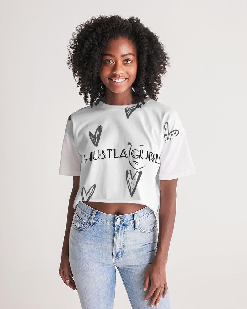 IAKAM Hustla Gurl Women's Lounge Cropped Tee - IAKAM