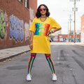 Love Wins T-Shirt Dress - IAKAM