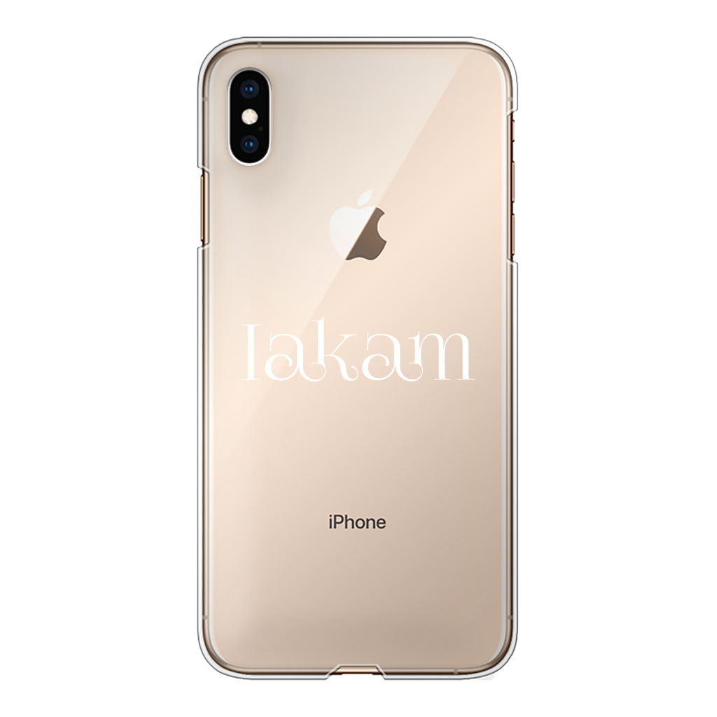 Iakam collec Back Printed Transparent Hard Phone Case - IAKAM