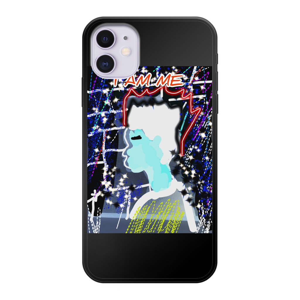 IME Back Printed Black Soft Phone Case - IAKAM