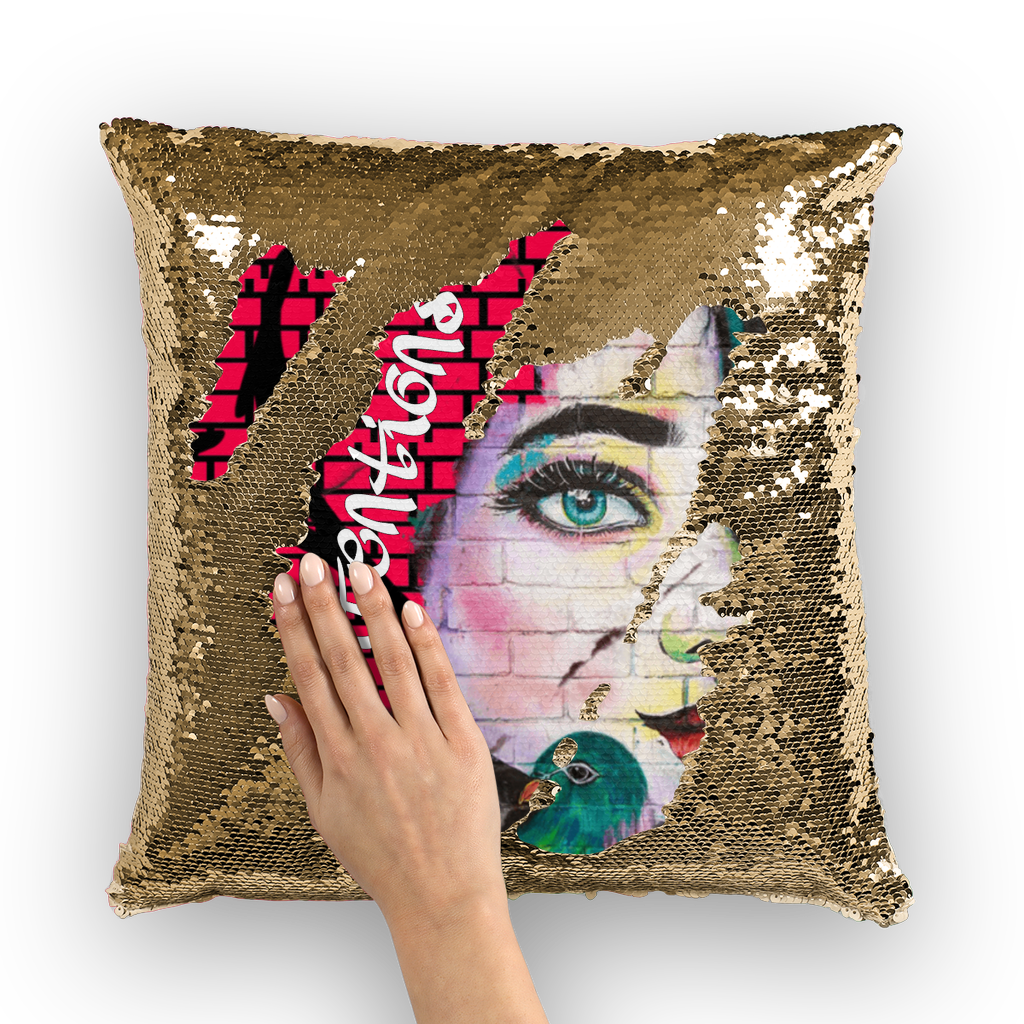 GGBI Sequin Cushion Cover Pillow - IAKAM