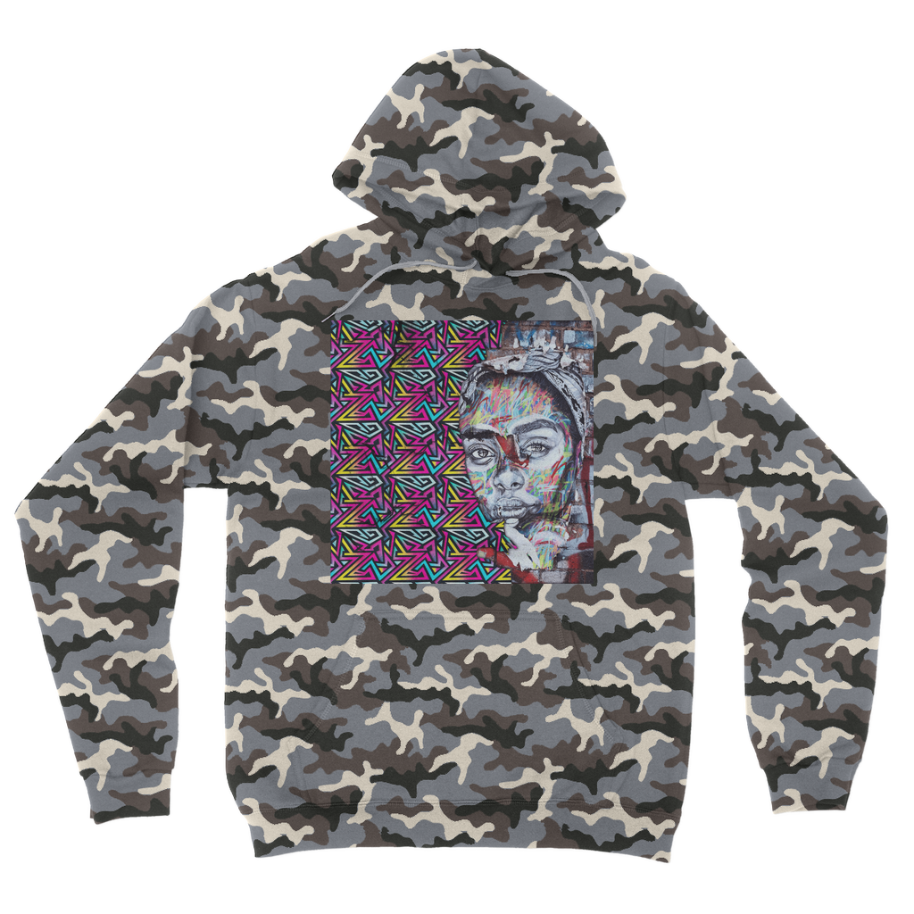Beauty Camouflage Adult Hoodie - IAKAM