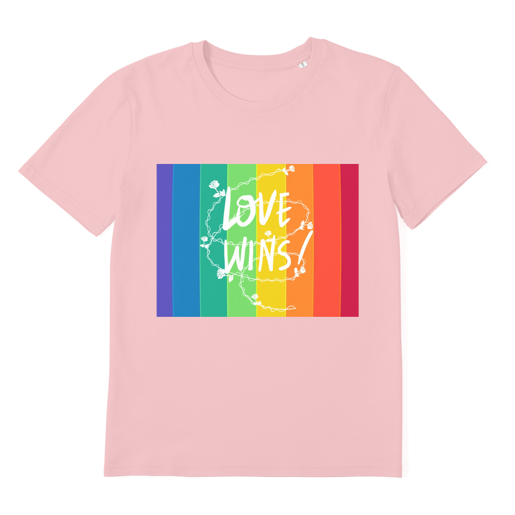 Love Wins Premium Organic Adult T-Shirt - IAKAM