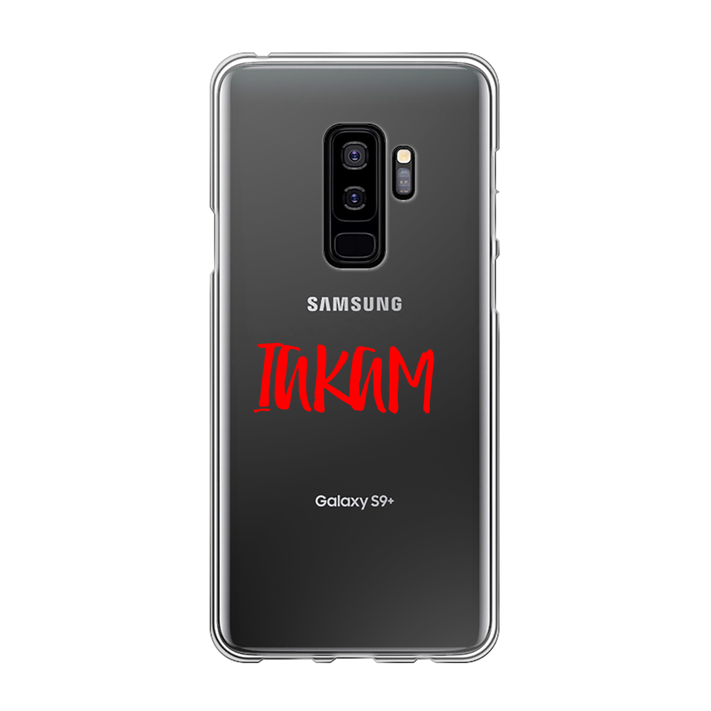 IAKAM Red Back Printed Transparent Soft Phone Case - IAKAM