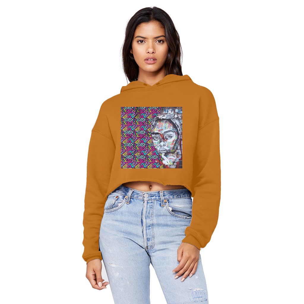Beauty Unisex Cropped Raw Edge Boyfriend Hoodie - IAKAM