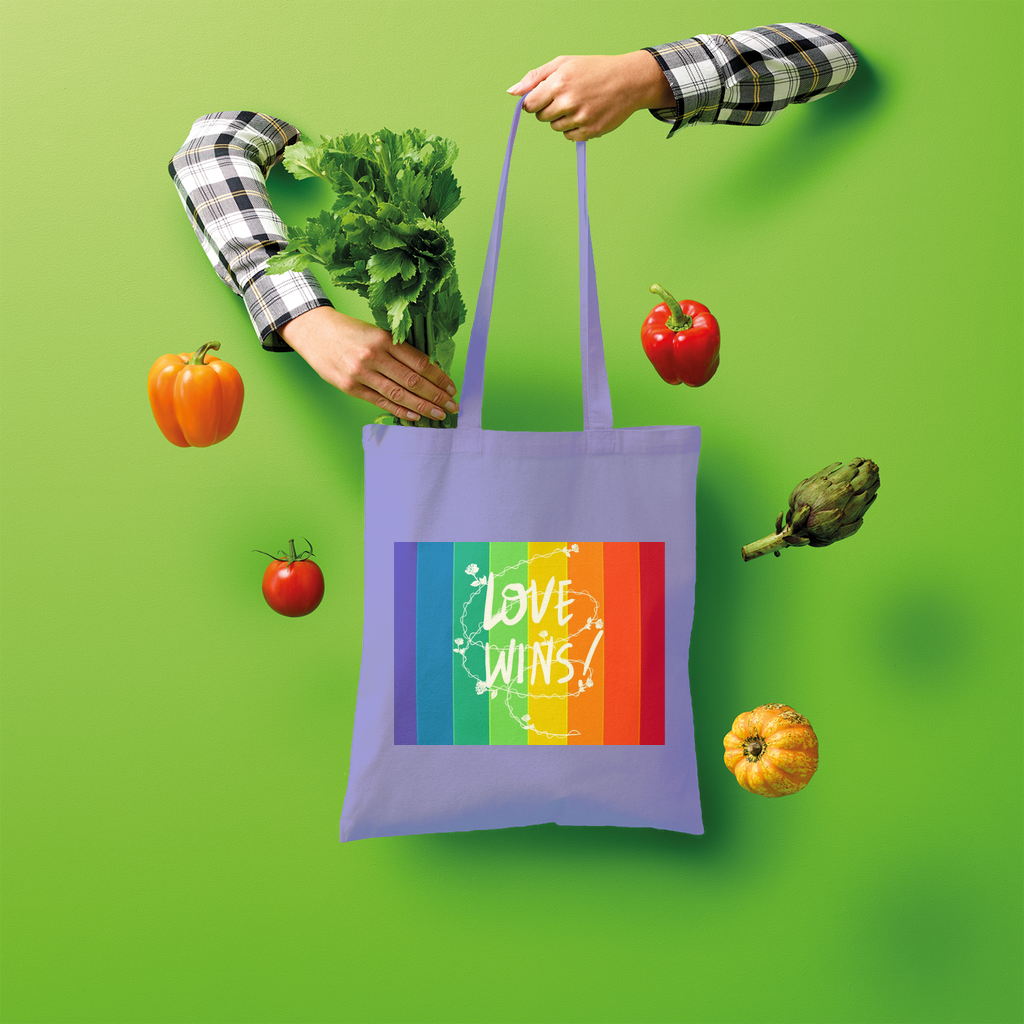 Love Wins Shopper Tote Bag - IAKAM
