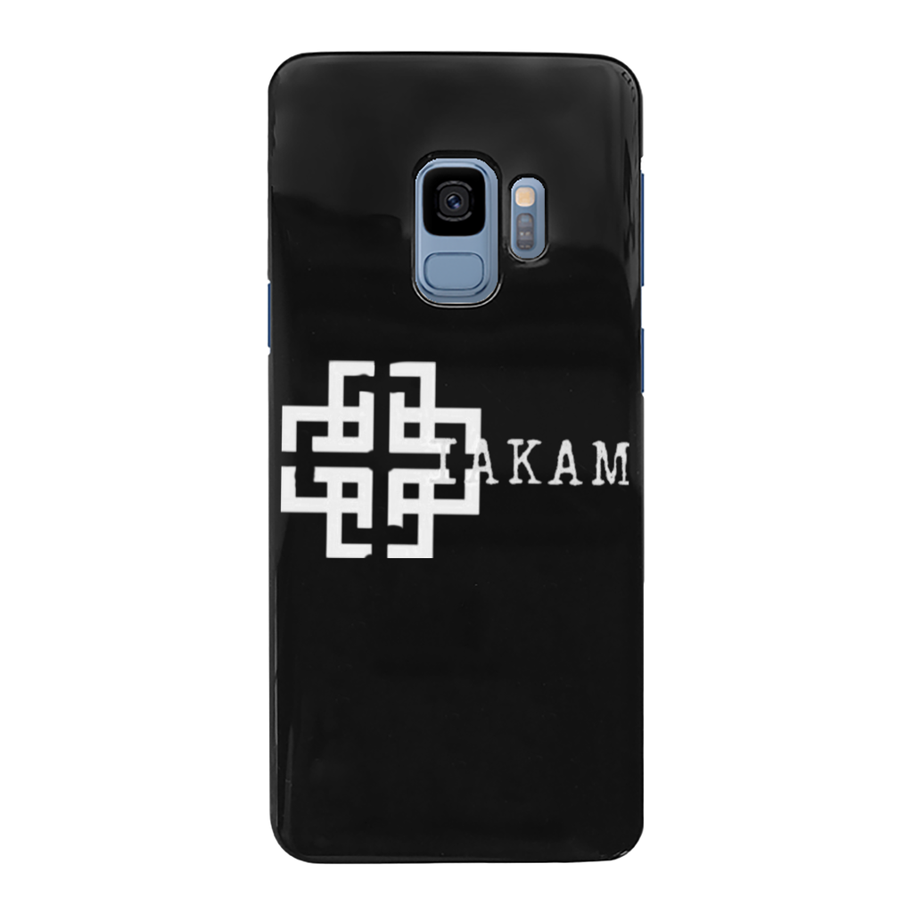 KAM S9 Back Printed Black Hard Phone Case - IAKAM