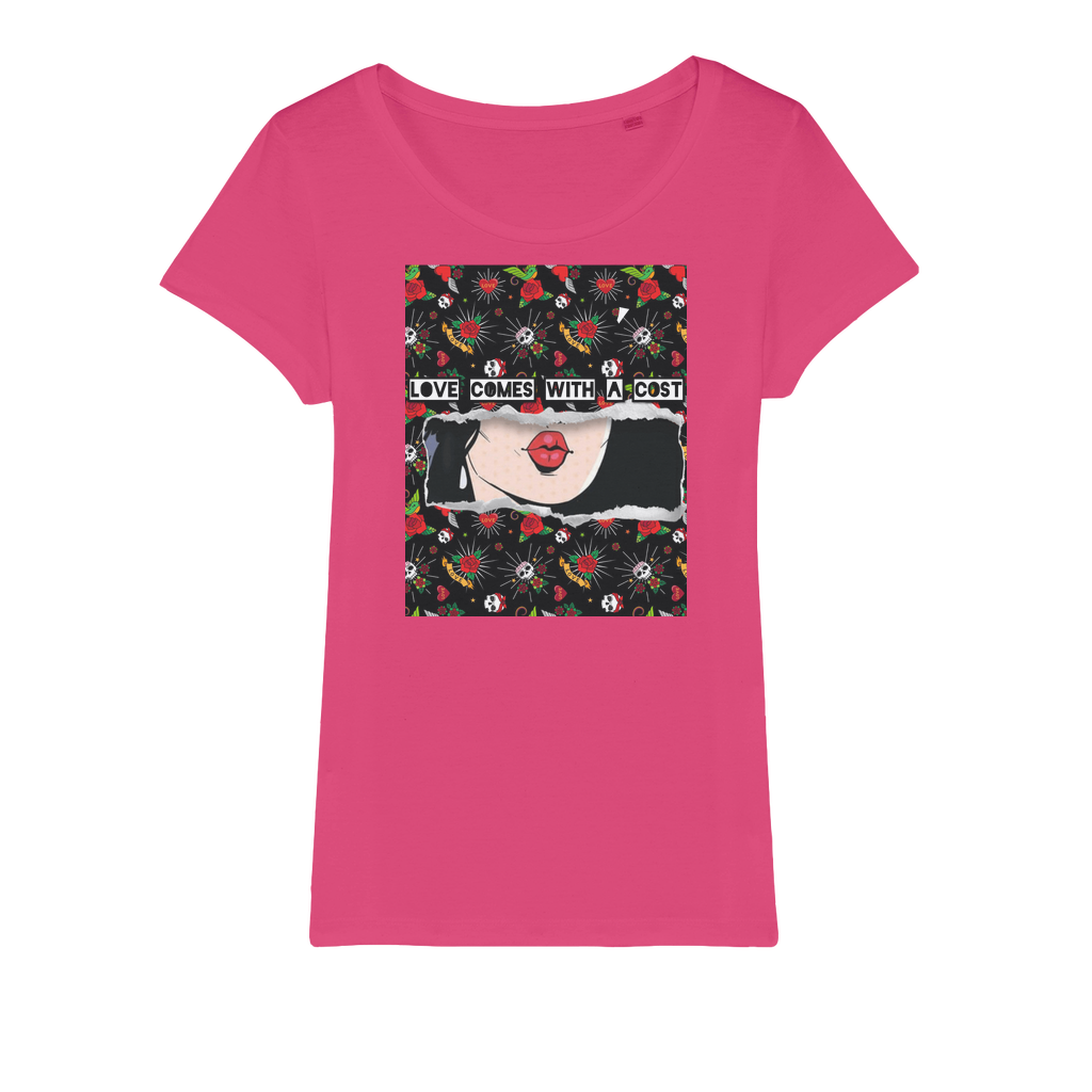 Love Cost Organic Jersey Womens T-Shirt - IAKAM