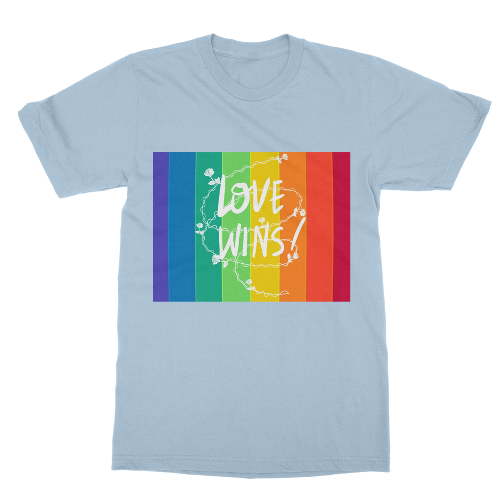 Love Wins Classic Adult T-Shirt - IAKAM