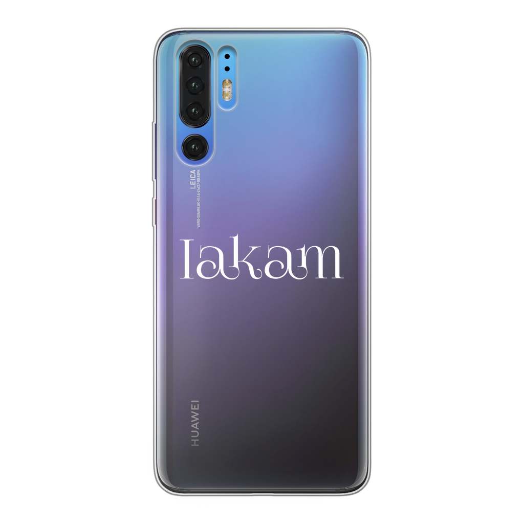 Iakam collec Back Printed Transparent Soft Phone Case - IAKAM