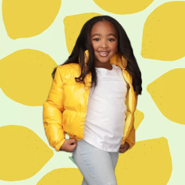 Warm Thick Kids Bubble Coat Solid Zipper Fly Crop  Autumn Winter Children Warm Puffer Jacket - IAKAM