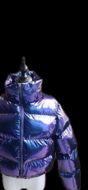 Warm Thick Kids Bubble Coat Solid Zipper Fly Crop  Autumn Winter Children Warm Puffer Jacket - IAKAM